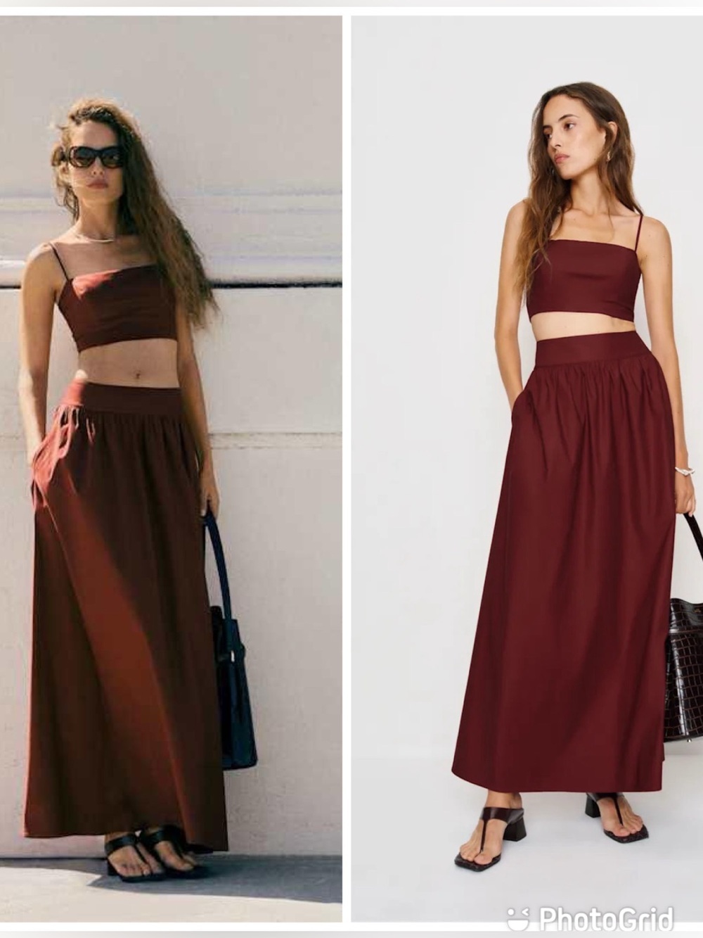 Reformation Amor Two Piece in Chianti New with Tags!